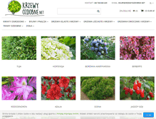 Tablet Screenshot of krzewyozdobne.net